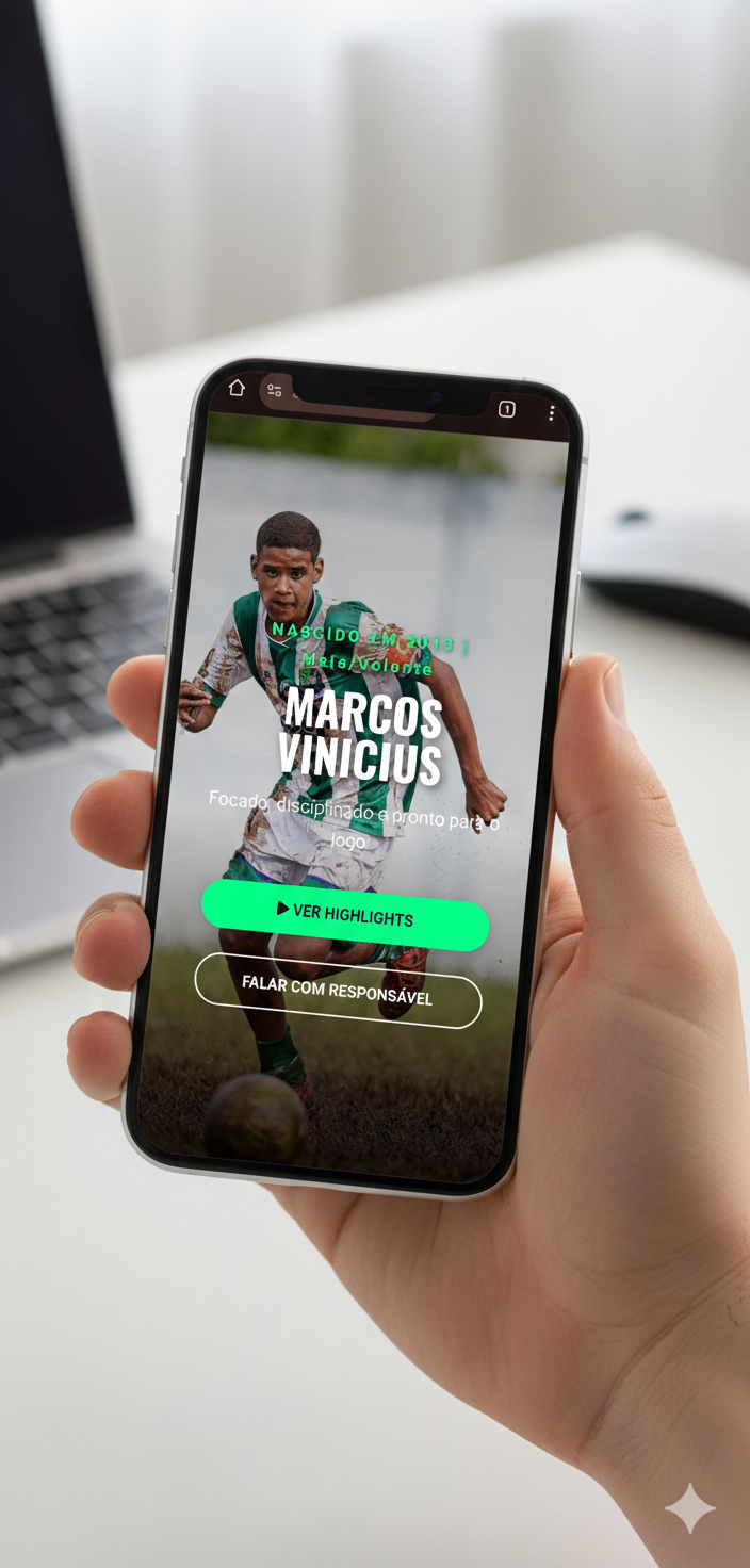 Exemplo de Site no Celular